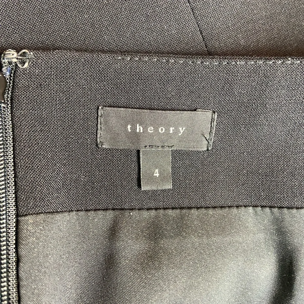 Theory Black Women's Skirt